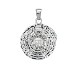 242005190090 Anhänger Kreise, 2,5cm | Schreier Großhändler Edelsteine, Heilsteine & Schmuck