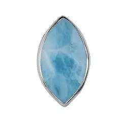 242005190097 Colgante facetado Navette de Larimar, 2,6 mm | Marco Schreier