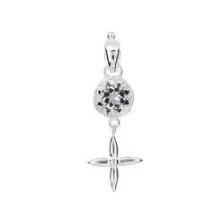 242005190116 Anhänger Kreuz, Topas, 4,4cm | Mineralienhandel Edelsteine, Heilsteine & Schmuck