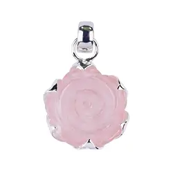 242005200024 Anhänger Rose Rosenquarz, 3,0cm | Großhändler Edelsteine, Heilsteine & Schmuck