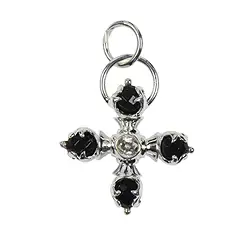 242005200081 Ciondolo doppio Dorje Schorl, 4,0 cm | grossista gemme e pietre curative