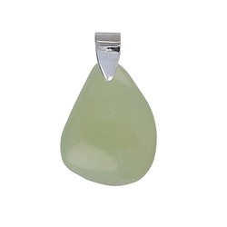 242005210014 Serpentine pendant, 4.8 - 5.2 cm | wholesaler gems, healing stones &amp; jewelry