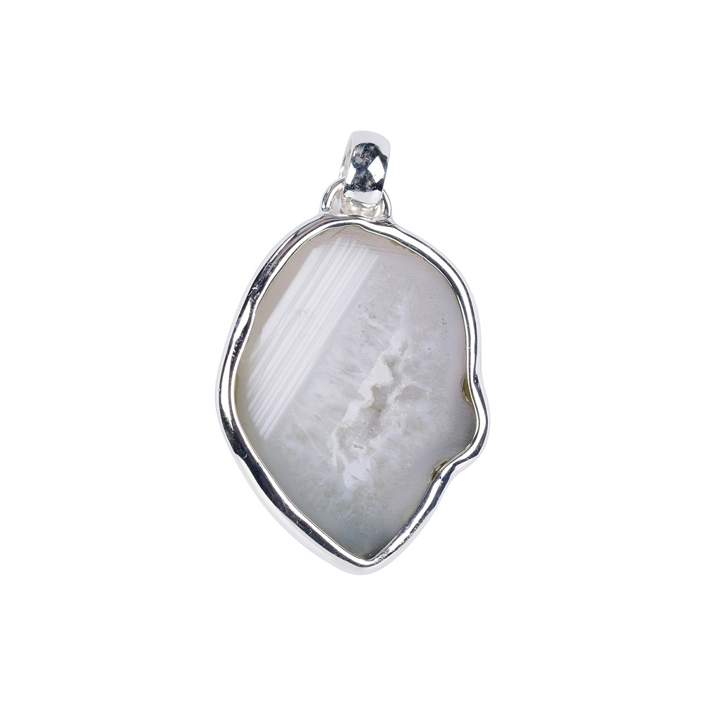 Agate Geode pendant, 3.5 - 4.2 cm (small) | wholesaler gems & healing stones