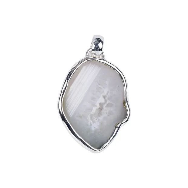 Ciondolo Geode di agata, 3,5 - 4,2 cm (piccolo) | Marco Schreier