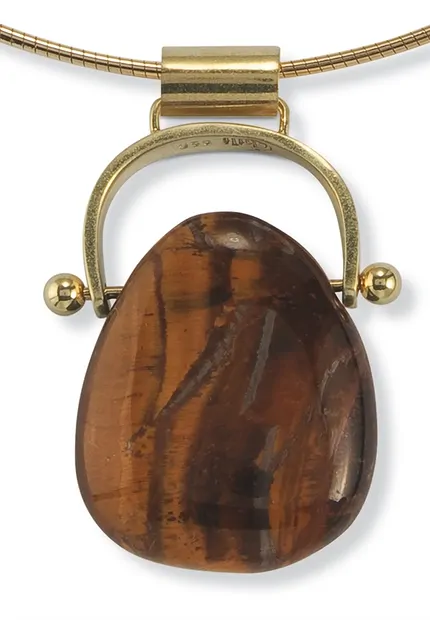 Wechselbogen mit Kugeln, Silber vergoldet, 13 x 23mm | Marco Schreier