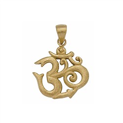 242009100036 Pendentif "Om", 2,5cm, doré | Marco Schreier