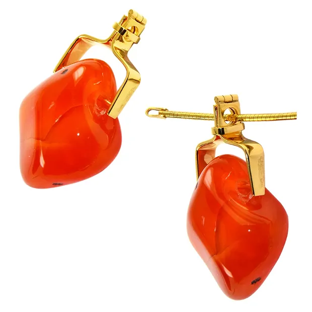 Bélières arceaux ouvrables avec anneau, argent doré, 21 x 19mm (petit) | Marco Schreier