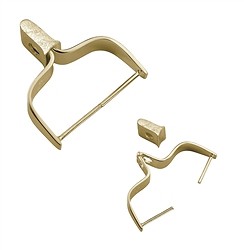 242009110084 Arco intercambiable con tapa, plata dorada, 23 x 22 mm (mediano) | Marco Schreier