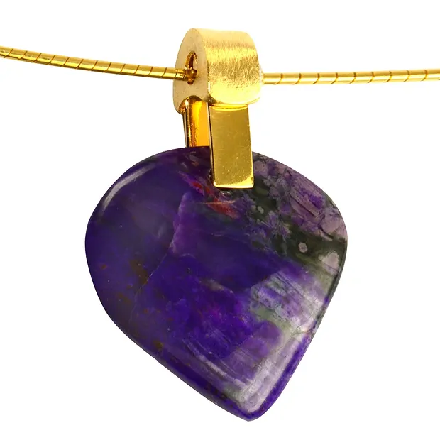 Wechselbogen für frontgebohrte Steine "Klassisch" Silber vergoldet glänzend, 18 x 11mm (klein) | Marco Schreier