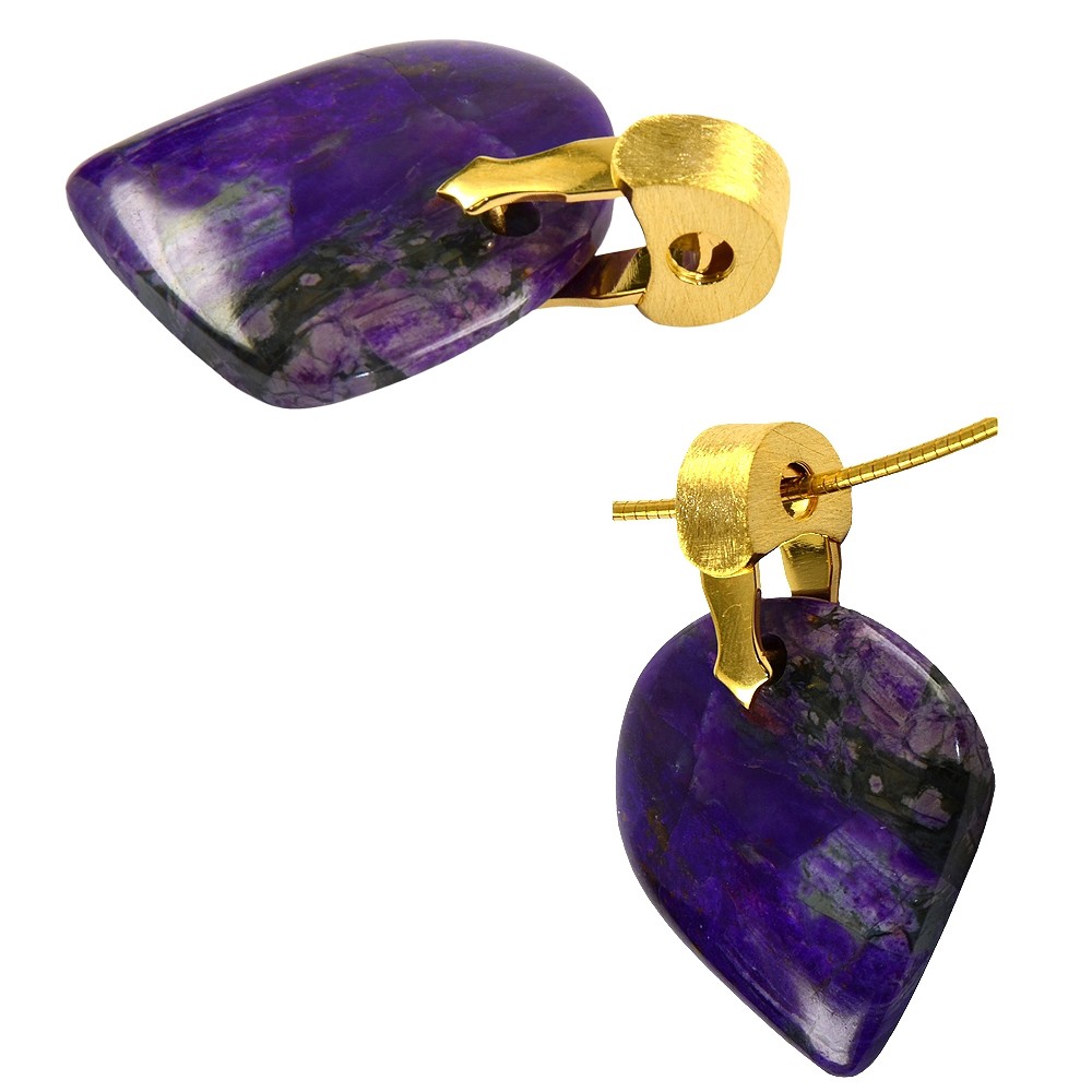 Arco intercambiable para piedras de perforación frontal "Classic" plateado dorado brillante, 24 x 13mm (pequeño) | Marco Schreier