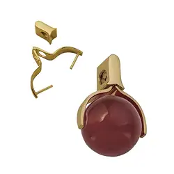 242009120050 Arco intercambiable con capuchón plateado dorado, para bolas de 16 mm | Marco Schreier