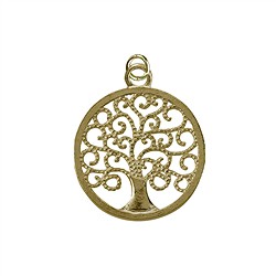 242009200032 Pendentif Arbre de vie, doré, 2,0cm | Marco Schreier