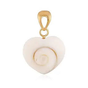 Shiva's Eye pendant (22 x 21mm), heart, 3.3cm, gold-plated | Marco Schreier