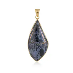 242009240154 Pendentif Piétersite, forme libre (50 x 28mm), 6,4cm, doré | Marco Schreier