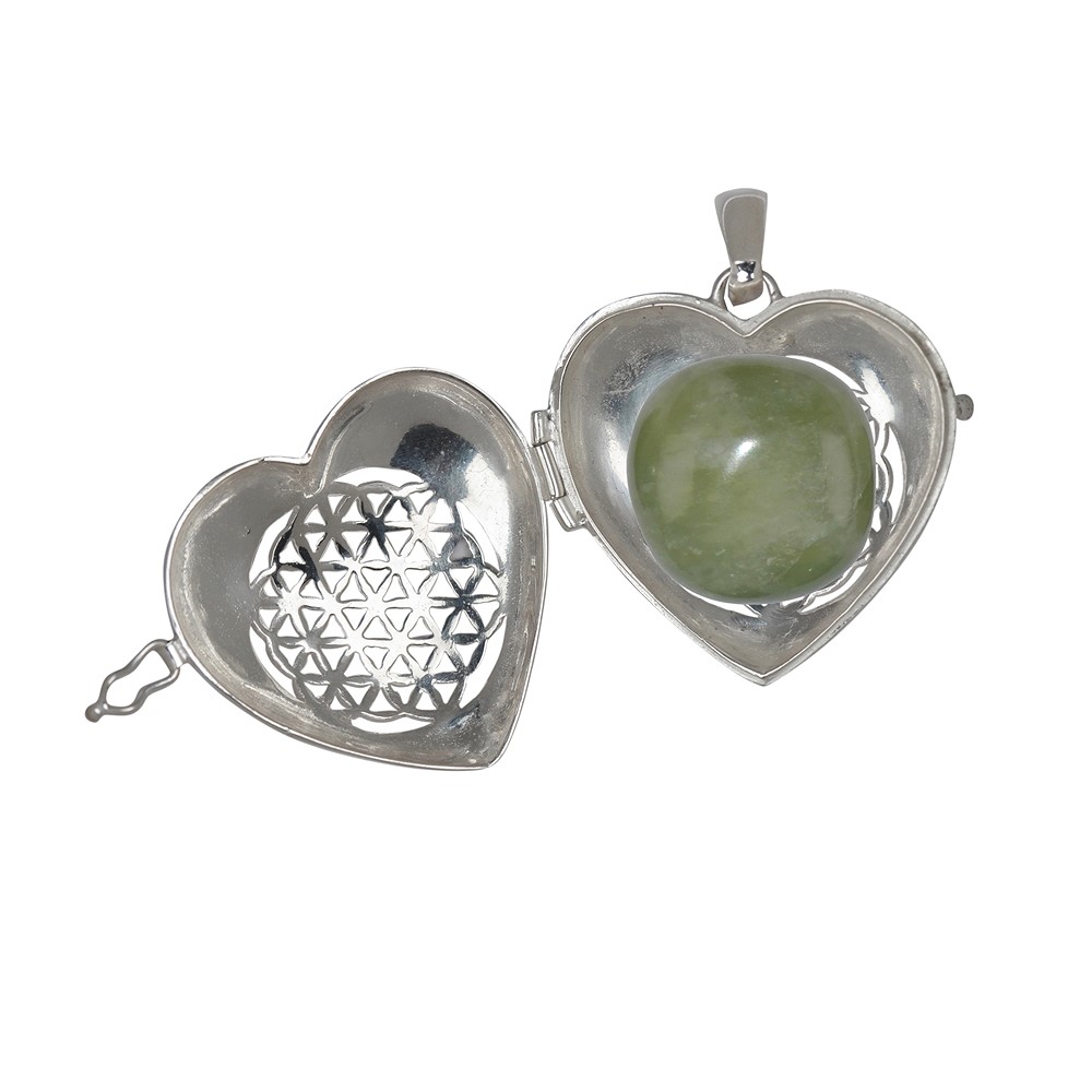 Flower of Life medallion pendant, 3.0 cm, rhodiniert | Marco Schreier