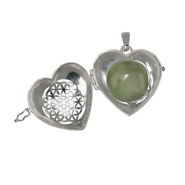 Flower of Life medallion pendant, 3.0 cm, rhodiniert | Marco Schreier