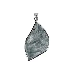 242018200003 Pendant serafinite, freeform, 4.8 cm, rhodiniert | Marco Schreier