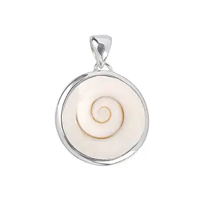 El ojo de Shiva (18 mm), redondo, 2,9 cm, platinado | Marco Schreier