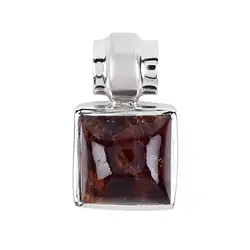 242018210183 Pendentif Piétersite carré, 2,0cm, rhodié | Marco Schreier