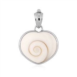 242018240025 Anhänger Shivas Auge (22 x 20mm), Herz, 3,3cm, rhodiniert | Marco Schreier