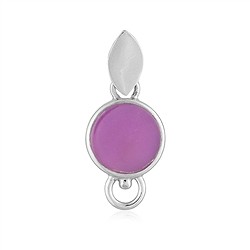 242018240109 Colgante de fosfosiderita, redondo (12 mm), 2,7 cm, rodinado | Marco Schreier