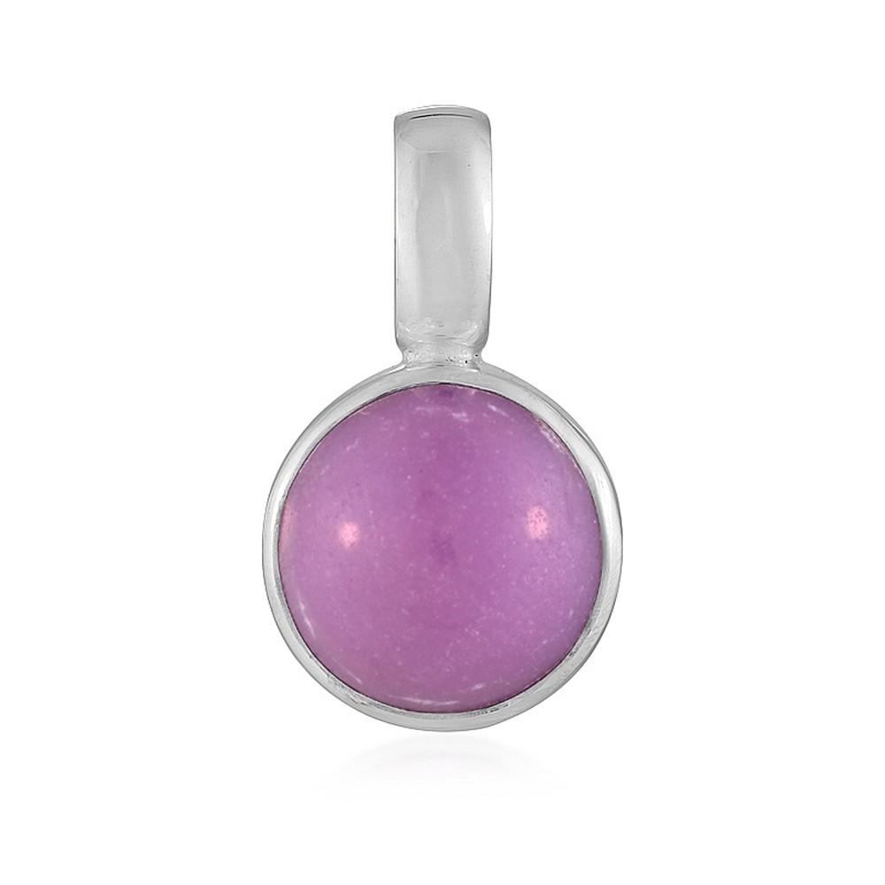 Phosphosiderite pendant, round (10mm), 1.8cm, rhodiniert | Marco Schreier