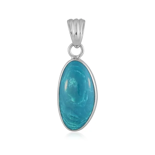 Pendant Atacama Opal Freeform (20 x 13mm), 2.7cm, rhodiniert | Marco Schreier