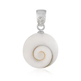 Shiva's Eye pendant (22mm), round, topaz, 3.6cm, rhodiniert | Marco Schreier