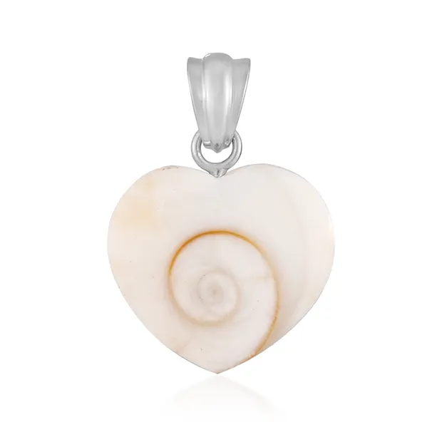 Pendentif Œil de Chiva (22 x 21mm), coeur, 3,6cm, rhodié | Marco Schreier