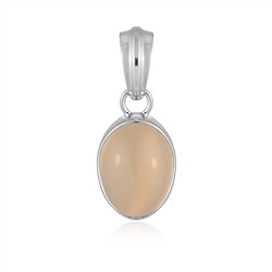 242018250090 Colgante Piedra de luna, oval (12 x 10mm), 2,1cm, rodinado | Marco Schreier