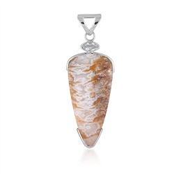 242018250263 Anhänger Caramel-Druzy, Freeform (40 x 20mm), Topas, 5,6cm, rhodiniert | Marco Schreier