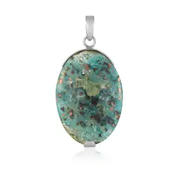 242018260012 Anhänger Venus-Chalcedon, Oval (35x25 mm), 5,0cm, rhodiniert | Marco Schreier