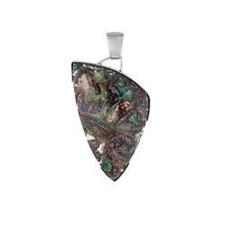 242018260073 Anhänger Venus-Chalcedon, Fancy (39 × 22 mm), 4,7cm, rhodiniert | Marco Schreier