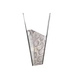 242023220187 Anhänger versteinerte Koralle, Fünfeck (39 x 21mm), 5,8cm, platiniert | Marco Schreier