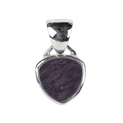 242023220215 Anhänger Hypersthen Trillion (12 x 12mm), 2,3cm, platiniert | Marco Schreier