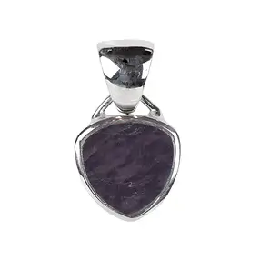 Pendentif Hypersthen Trillion (12 x 12mm), 2,3cm, platiné | Marco Schreier