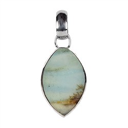 242023220271 Pendentif Calcédoine du Pacifique Marquise, 2,8cm, platiné | Marco Schreier