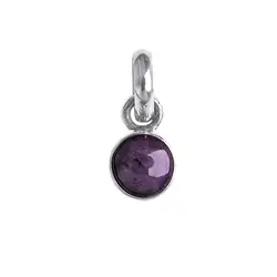 242023220364 Ruby (Star Ruby) pendant, round, 1.7 cm, platinum plated | Marco Schreier