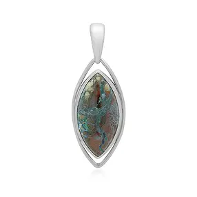 Anhänger Zarinit, Marquise (30 x 15mm), 5,0cm, platiniert | Marco Schreier