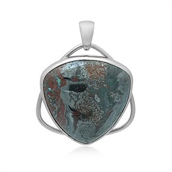 242023230040 Colgante triángulo de zarinita (30 x 30 mm), 4,1 cm, platinado | Marco Schreier