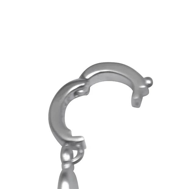Colgante de Amazonita, redondo, 4,1 cm, rodinado, clip ajustable | Marco Schreier