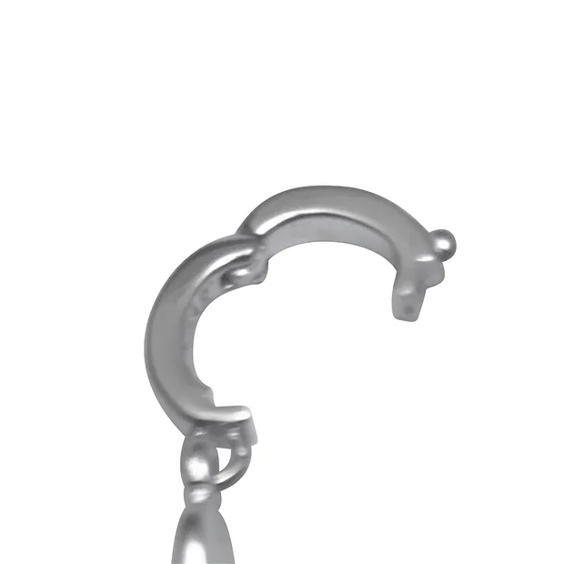 Anhänger Tigerauge-Stift, 5,3cm, rhodiniert, Vario-Clip | Marco Schreier