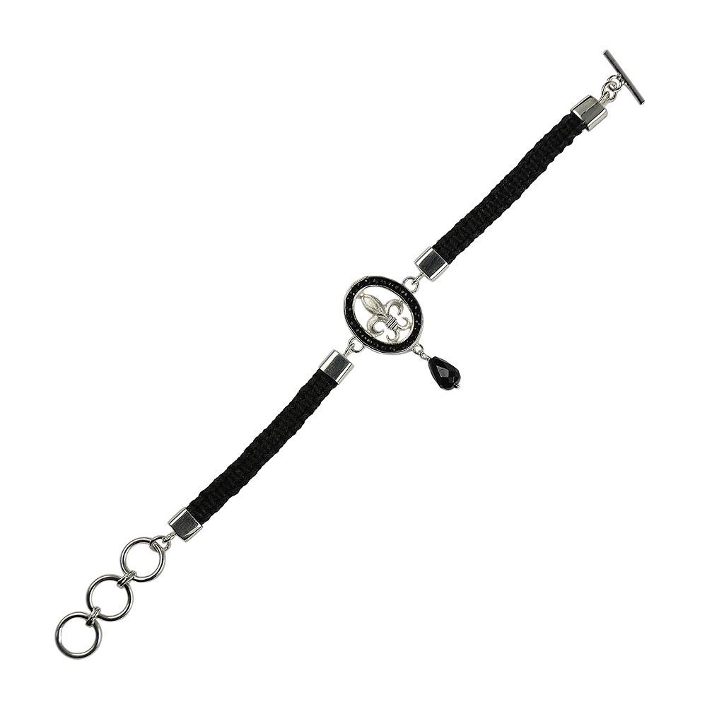 Fleur de Lys" ring, size 59 | Schreier wholesale; gems, healing stones & jewelry