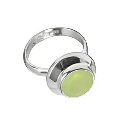 243005150046 Ring Prehnit, facettiert, Gr. 55 | Großhändler Edelsteine, Heilsteine & Schmuck