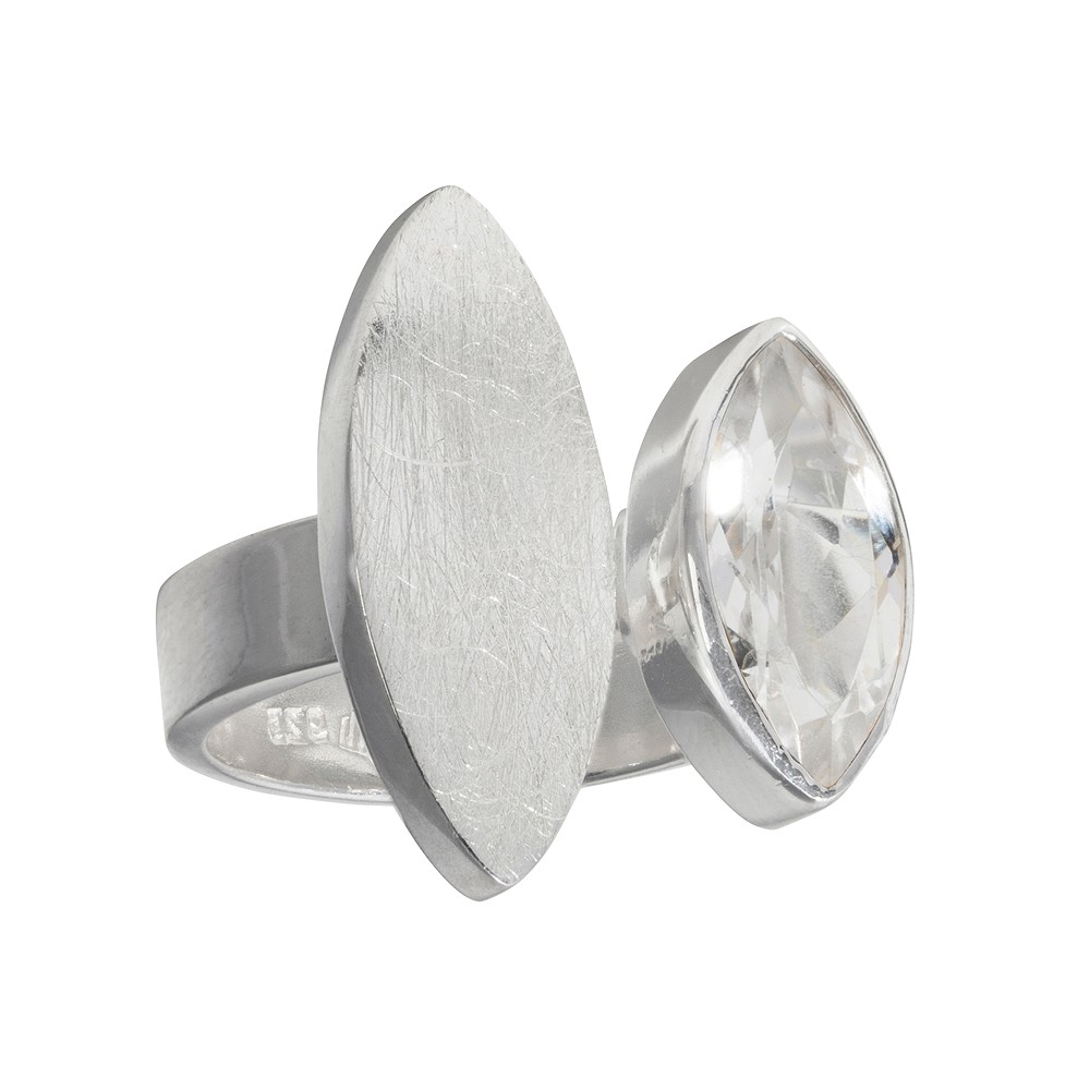Marquise" ring with topaz, size 59 | wholesaler gems, healing stones & jewelry