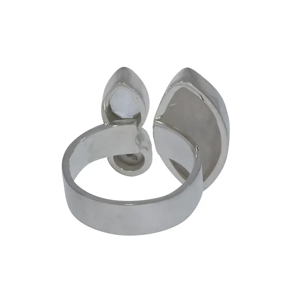 Ring Achat Druzy, Perle, Topas, Labradorit, Gr. 61 | Marco Schreier