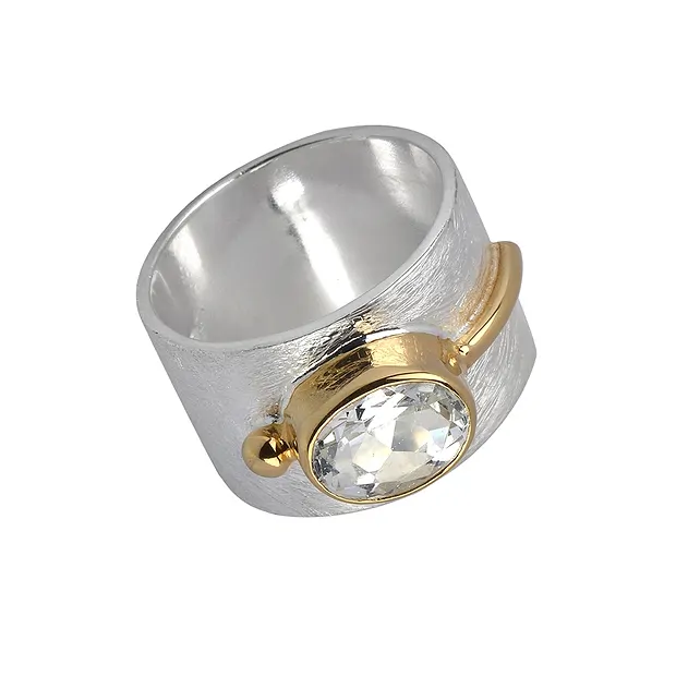 Ring Topas weiß, Gr. 53 | Schreier Großhändler Edelsteine, Heilsteine & Schmuck