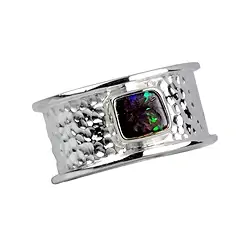 243005150455 Boulder Opal ring, size 63 | minerals wholesale - gems, healing stones & jewelry