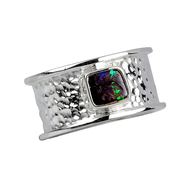 Ring Boulder-Opal, Gr. 65 | Schreier Großhandel Edelsteine, Heilsteine & Schmuck