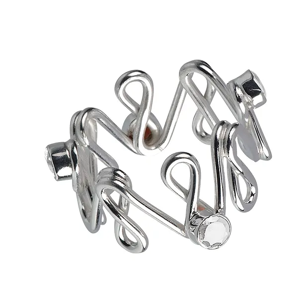 Ring "Unendliches Glück" Topas weiß, Gr. 61 | Edelsteine, Heilsteine & Schmuck